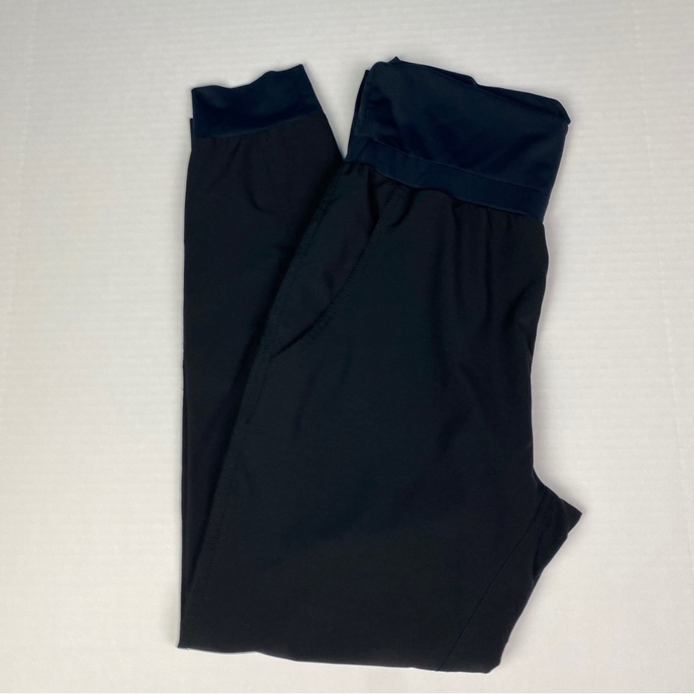 Fabletics Women’s XS Pants Joggers Black Gray High Waist Loose Stretch Athletic